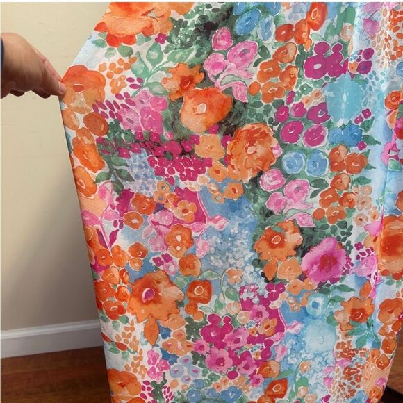 INC International Concepts Floral-Print Halter Maxi Dress Tropical Rose Sz 6 - Picture 4 of 12